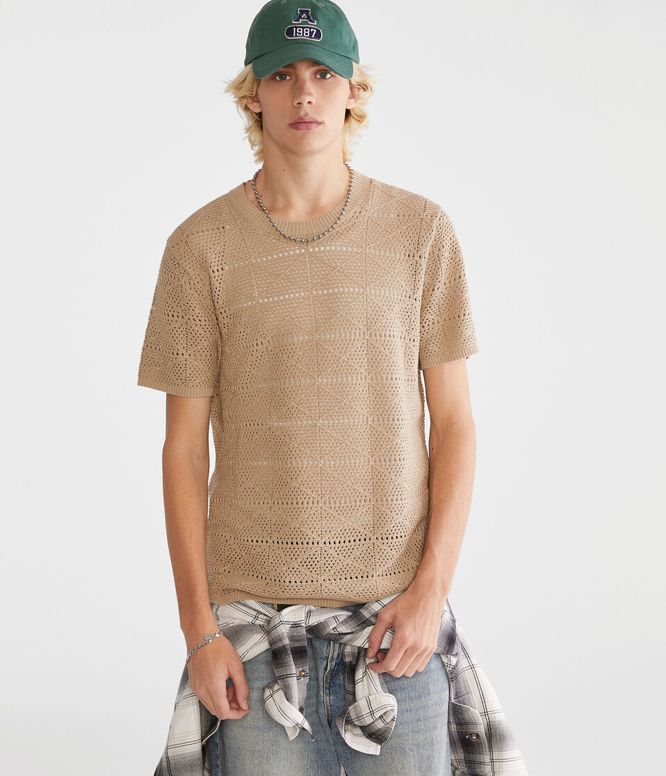 Geometric Sweater Tee