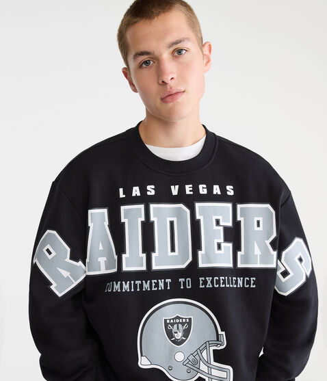 Las Vegas Raiders Crew Sweatshirt Las Vegas Raiders Crew Sweatshirt