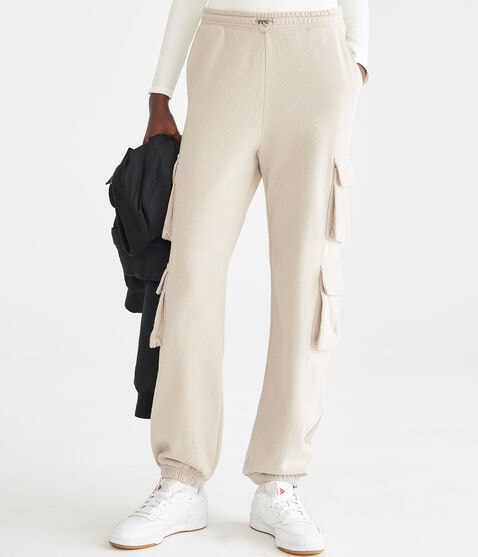 High-Rise Bungee Cargo Sweatpants High-Rise Bungee Cargo Sweatpants