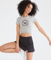 Aeropostale Circle Butterfly Graphic Tee