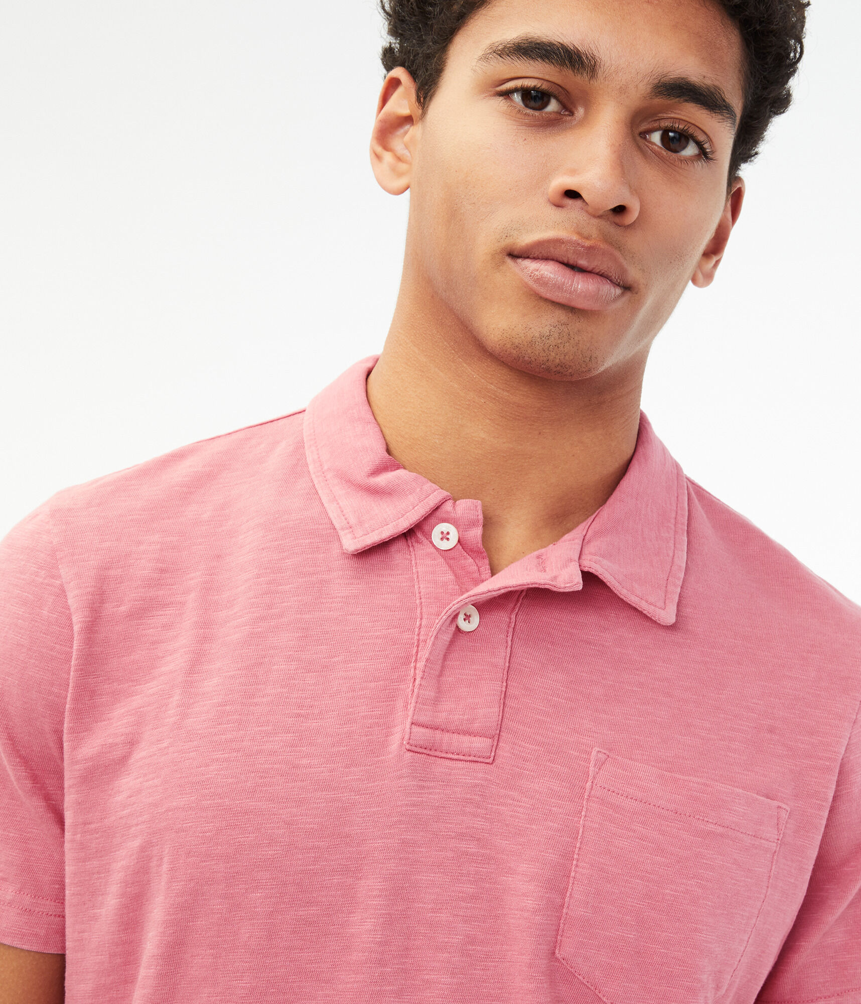 Slub Jersey Polo