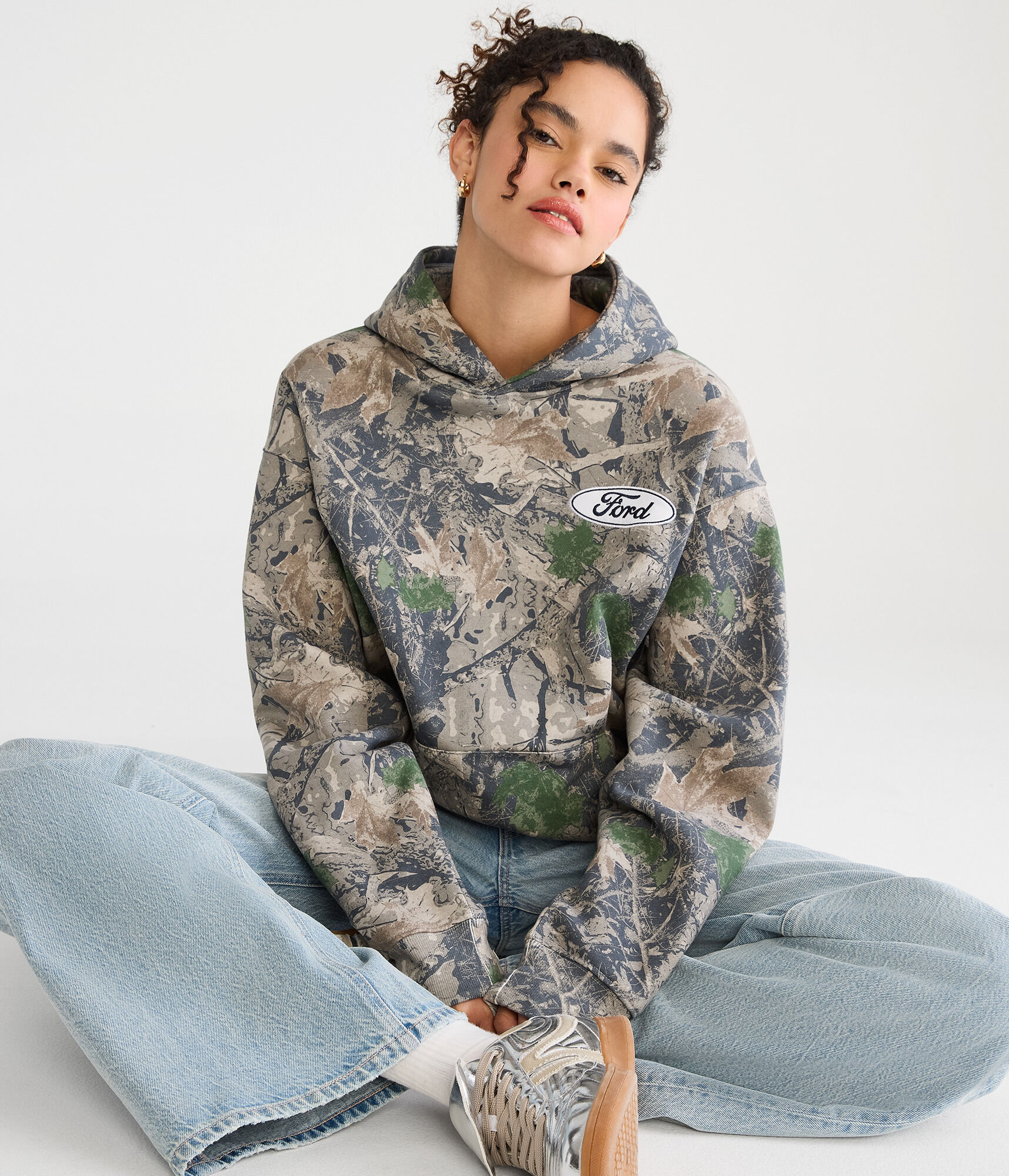 Ford F150 Forest Camo Pullover Hoodie