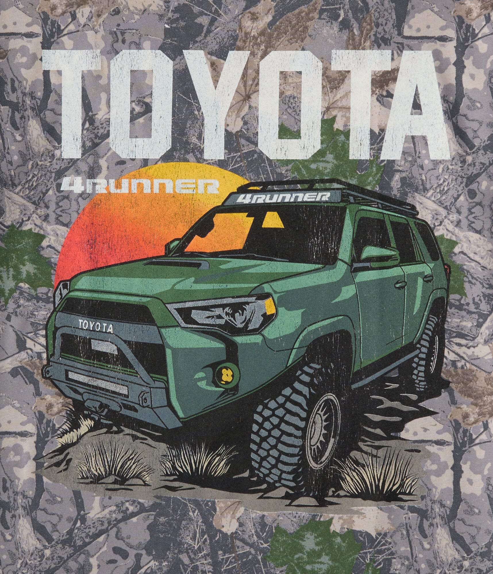 Toyota 4Runner Forest Camo Relaxed Graphic Tee