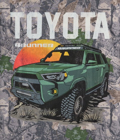 Toyota 4Runner Forest Camo Relaxed Graphic Tee Toyota 4Runner Forest Camo Relaxed Graphic Tee