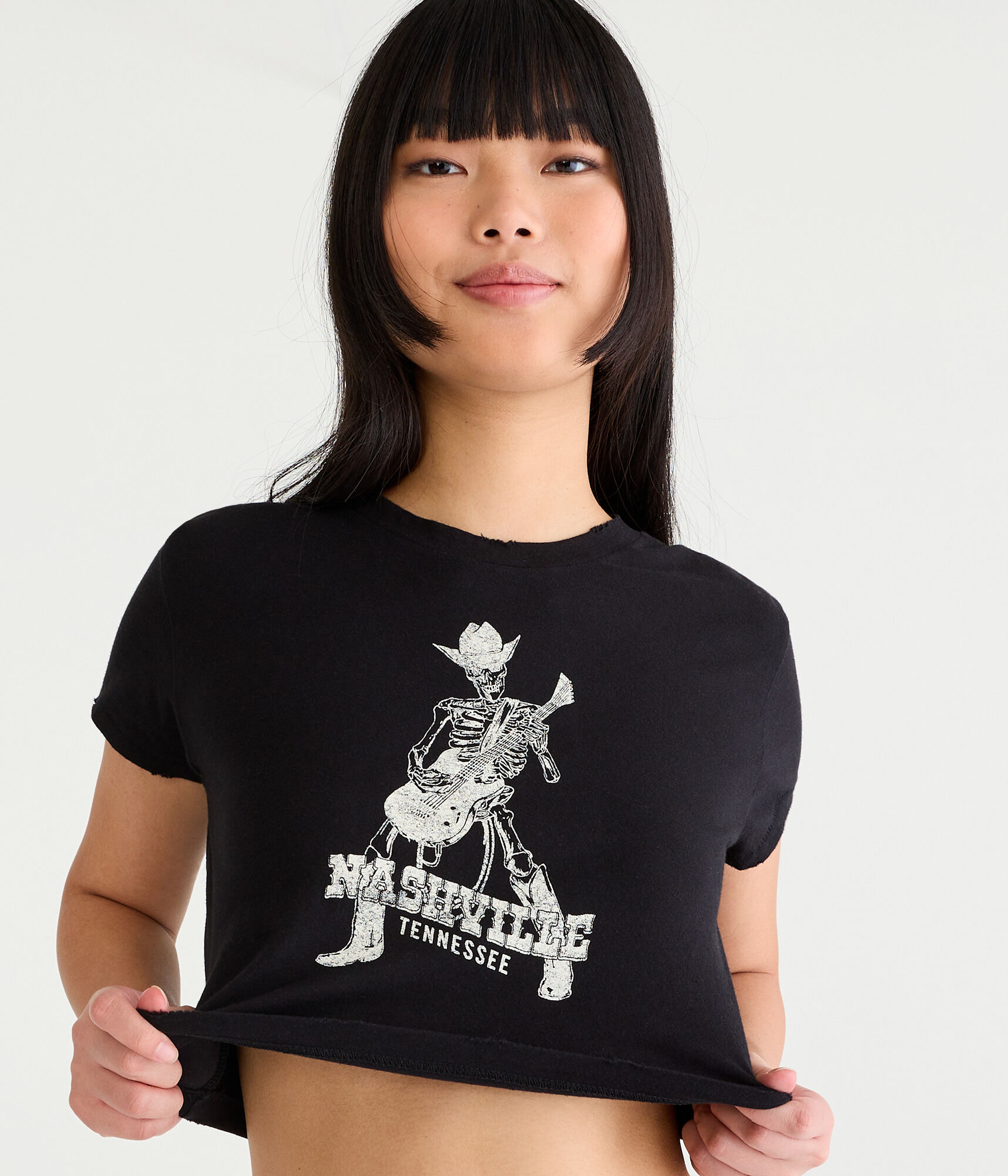 Nashville Skeleton Vintage Graphic Tee