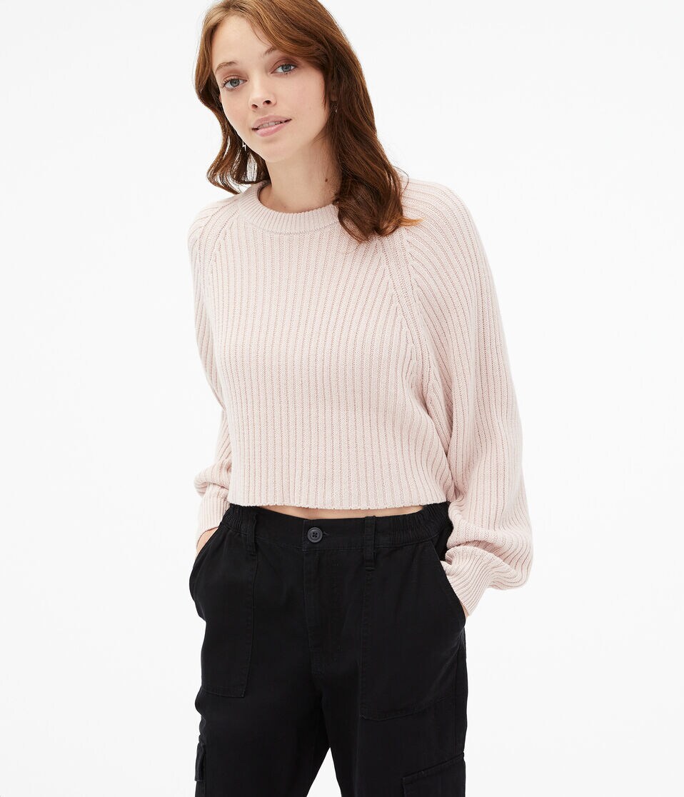 Ribbed Crew Sweater