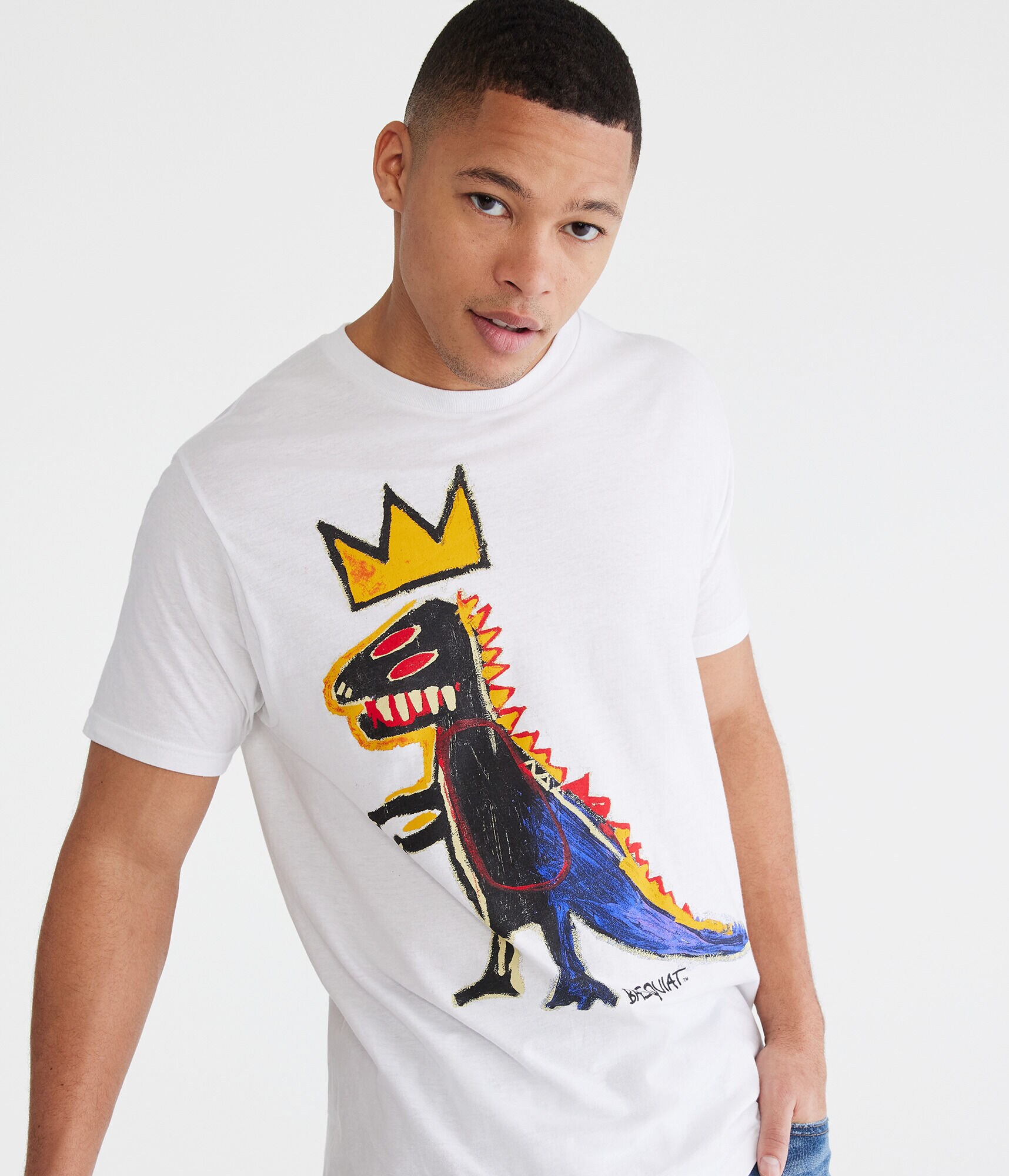 Basquiat Dinosaur Graphic Tee