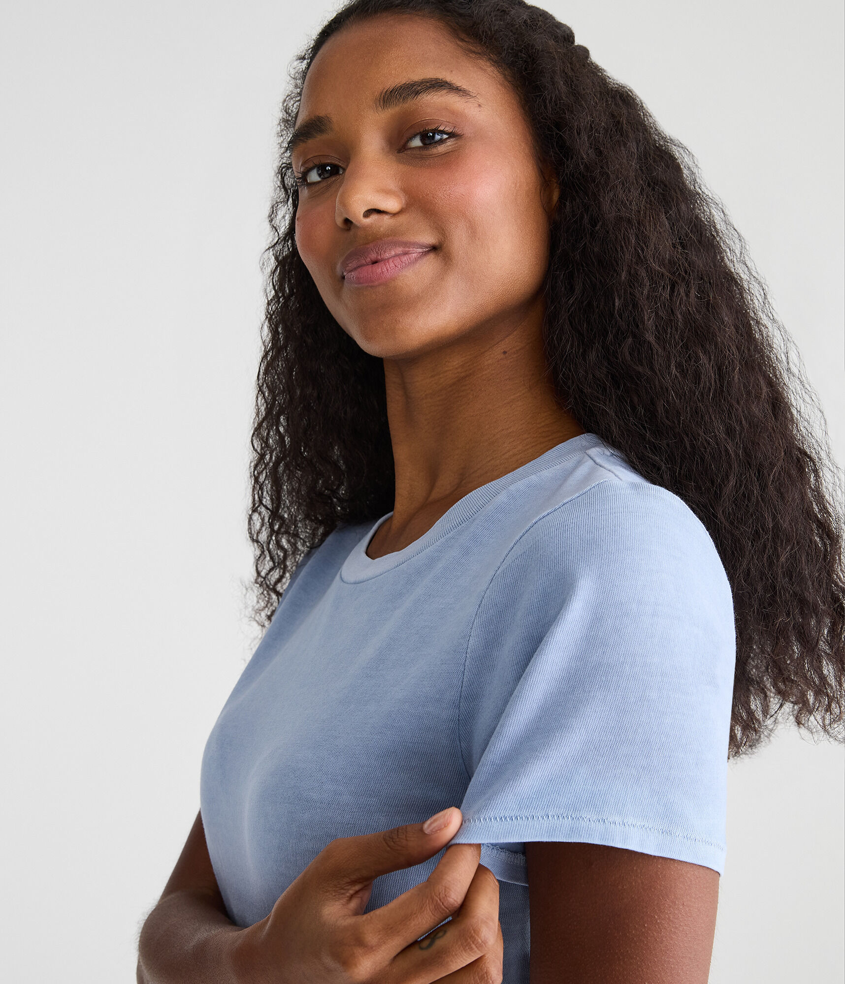 Washed Vintage Fit Crew Tee - SKU MERGED TO 80644558