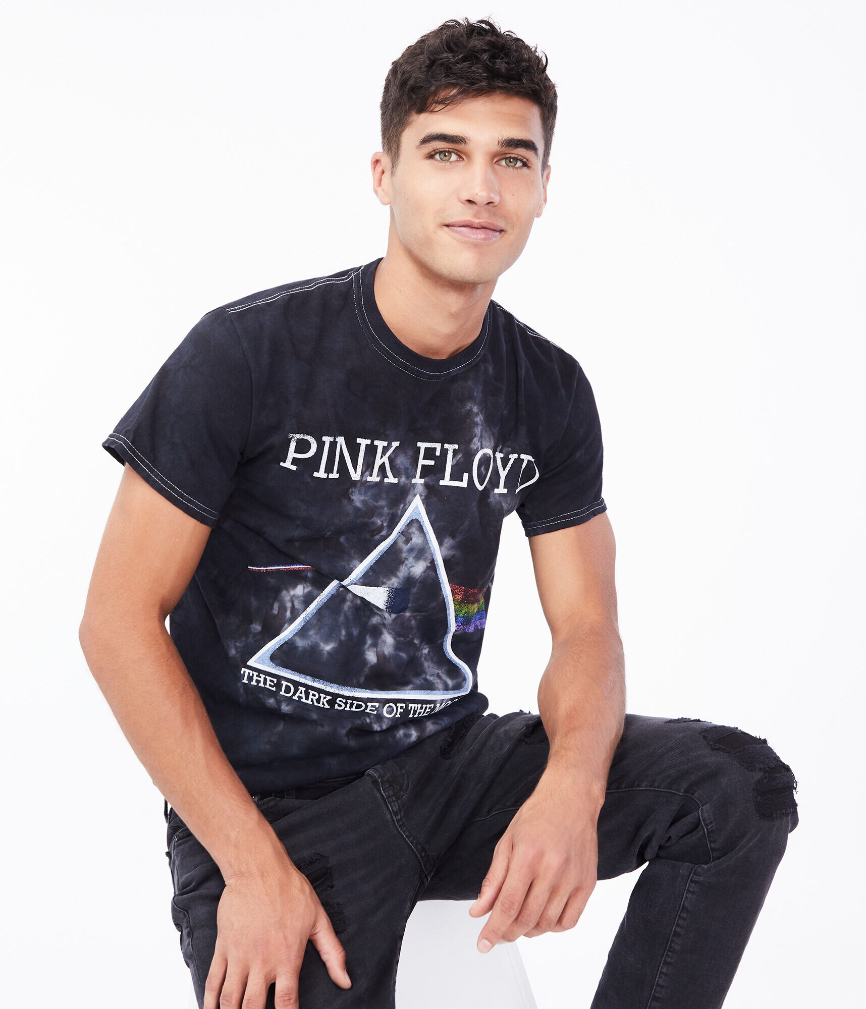 Pink Floyd Acid Wash Graphic Tee***