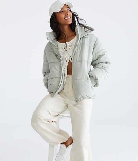 Midweight Hooded Puffer Jacket