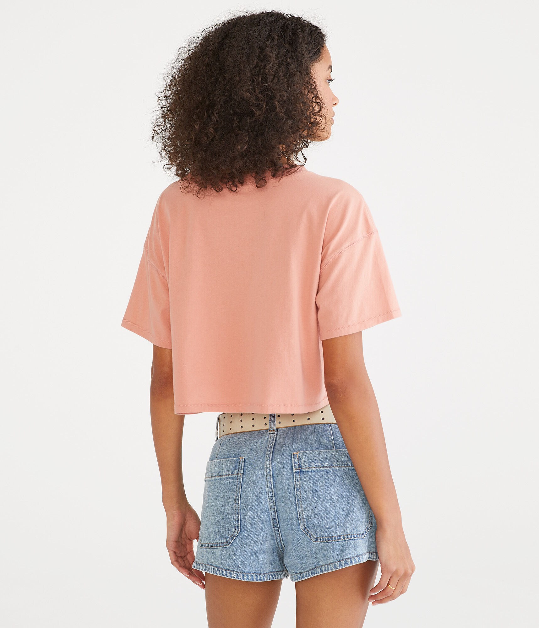 Hamptons Cropped Boyfriend Graphic Tee