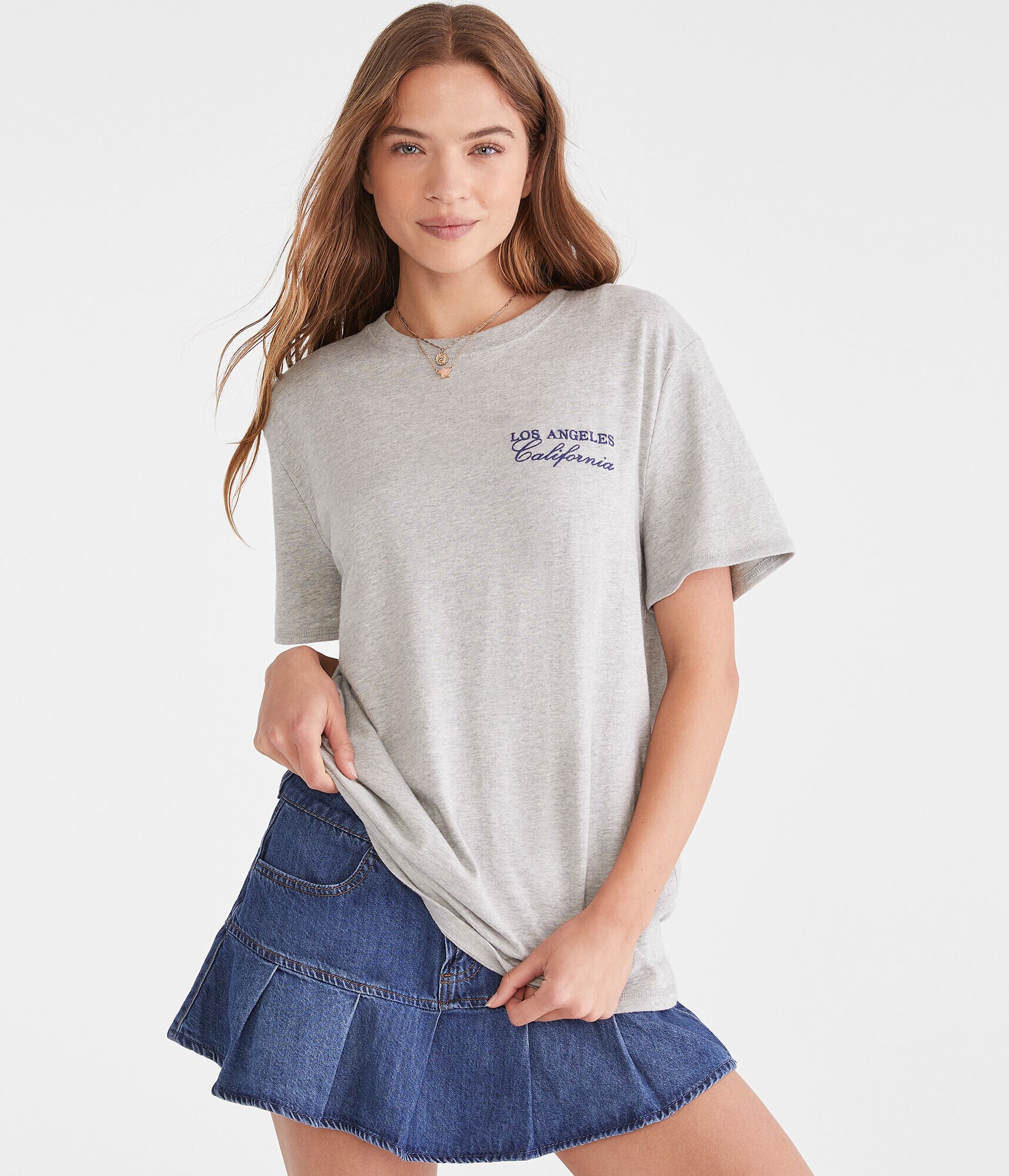 Seriously Soft Los Angeles Boyfriend Graphic Tee