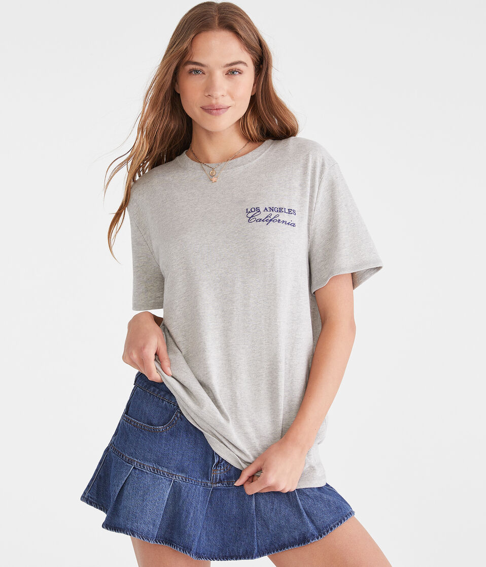 Seriously Soft Los Angeles Boyfriend Graphic Tee