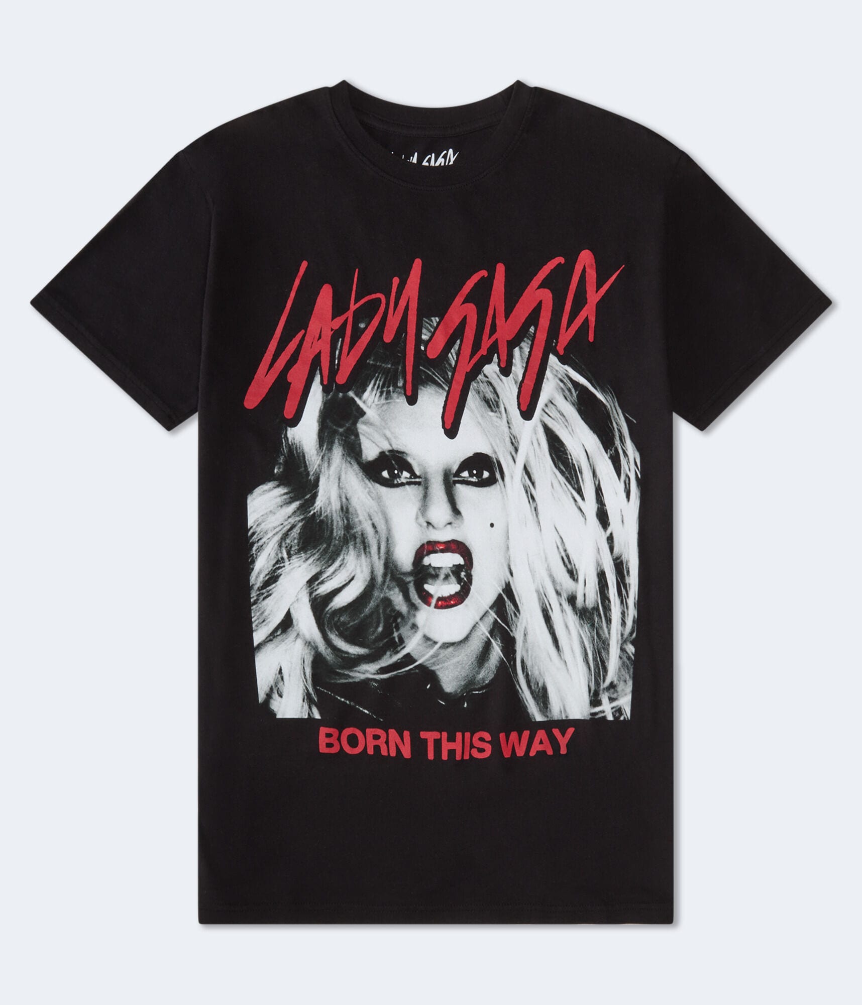 Lady Gaga Born This Way サイン入り缶ケース Lady Gaga Born This Way Oversized Graphic Tee