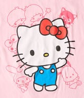 Hello Kitty and Friends Sketch Oversized Graphic Tee