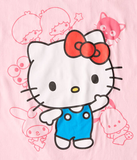 Hello Kitty and Friends Sketch Oversized Graphic Tee Hello Kitty and Friends Sketch Oversized Graphic Tee