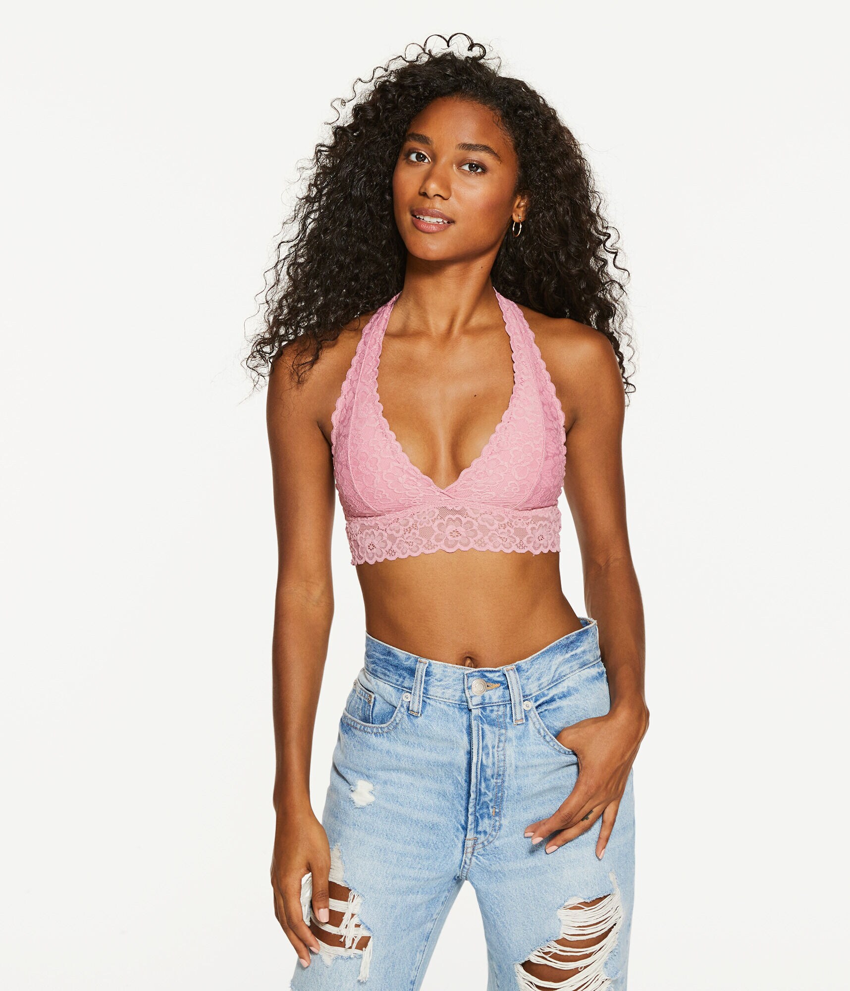 Lace Halter Bralette
