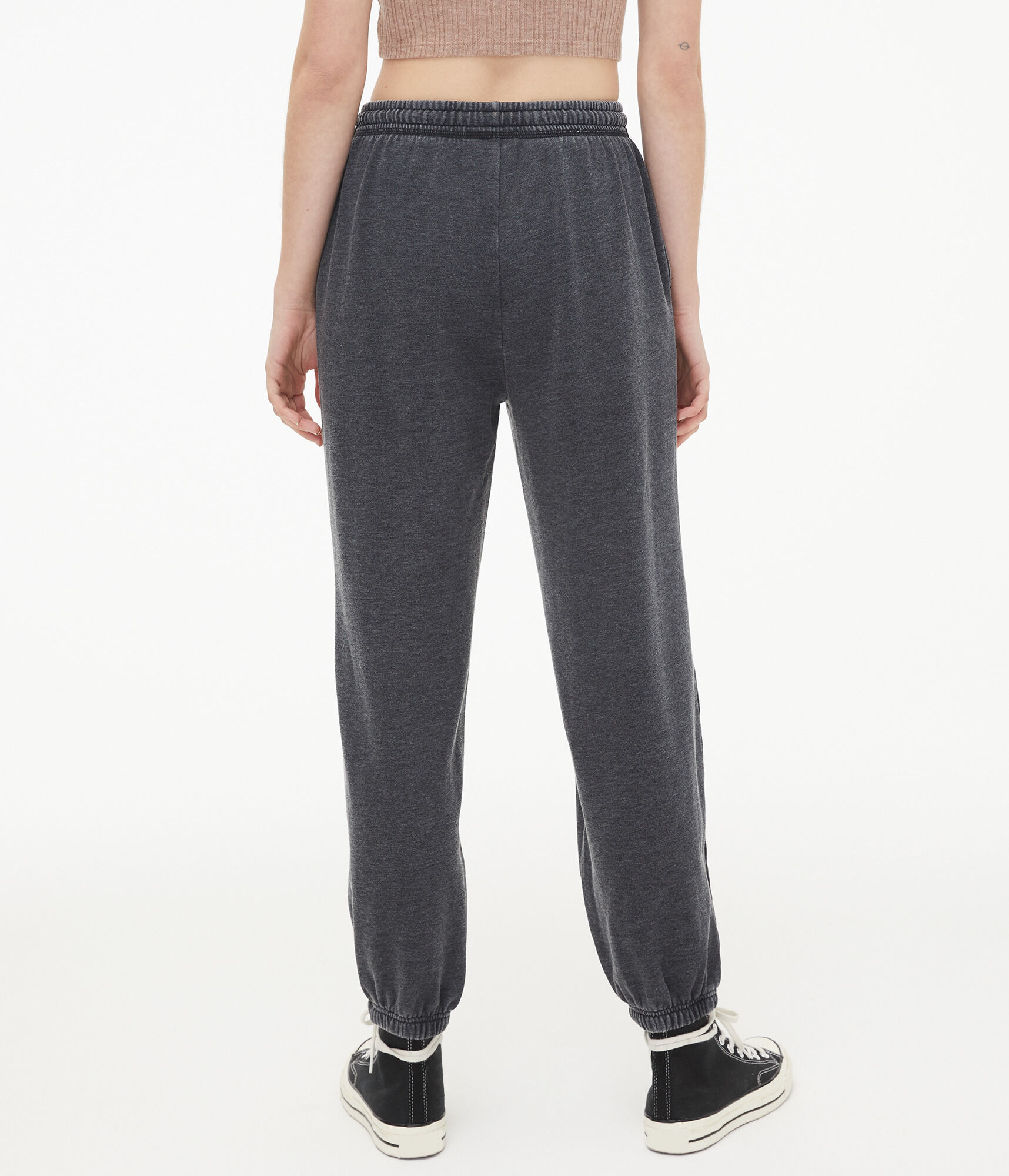 Baggy High-Rise Cinched Sweatpants