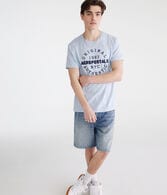 Aeropostale 1987 Circle Appliqué Graphic Tee