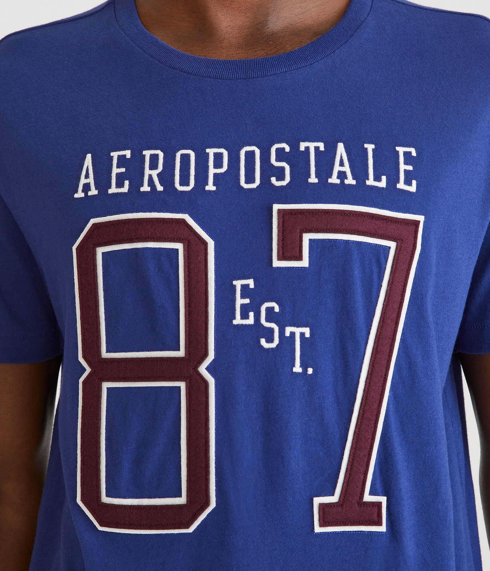 Aeropostale 87 Appliqu&eacute; Graphic Tee