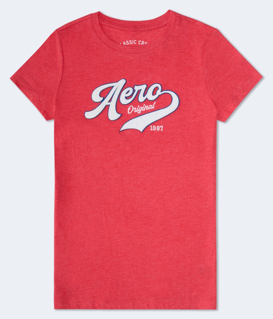 Aero Script Appliqué Graphic Tee