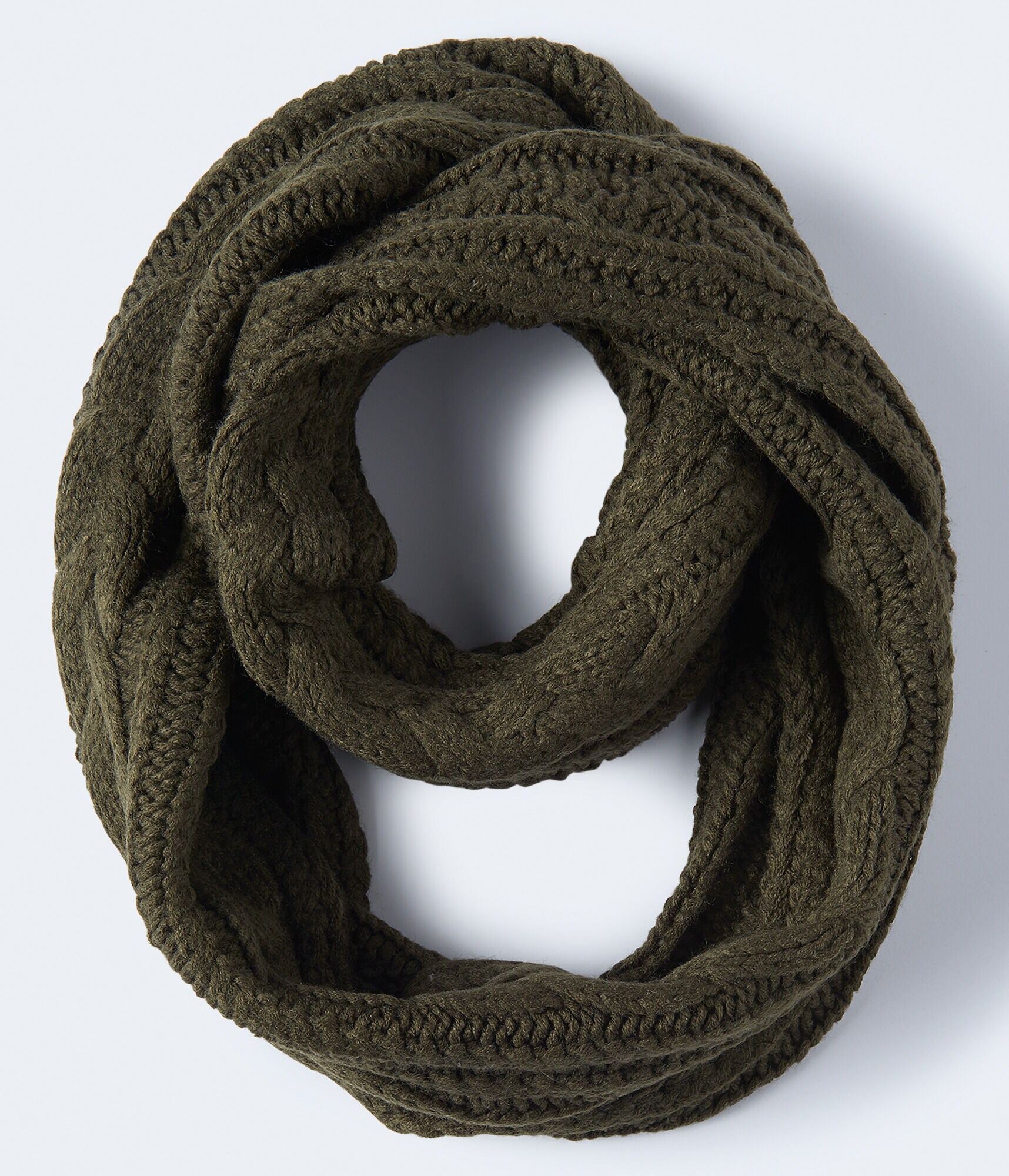 Cable Knit Infinity Scarf