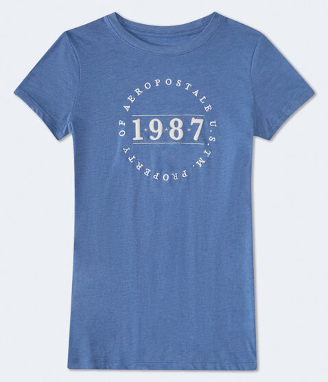 Aeropostale 1987 Circle Graphic Tee Aeropostale 1987 Circle Graphic Tee