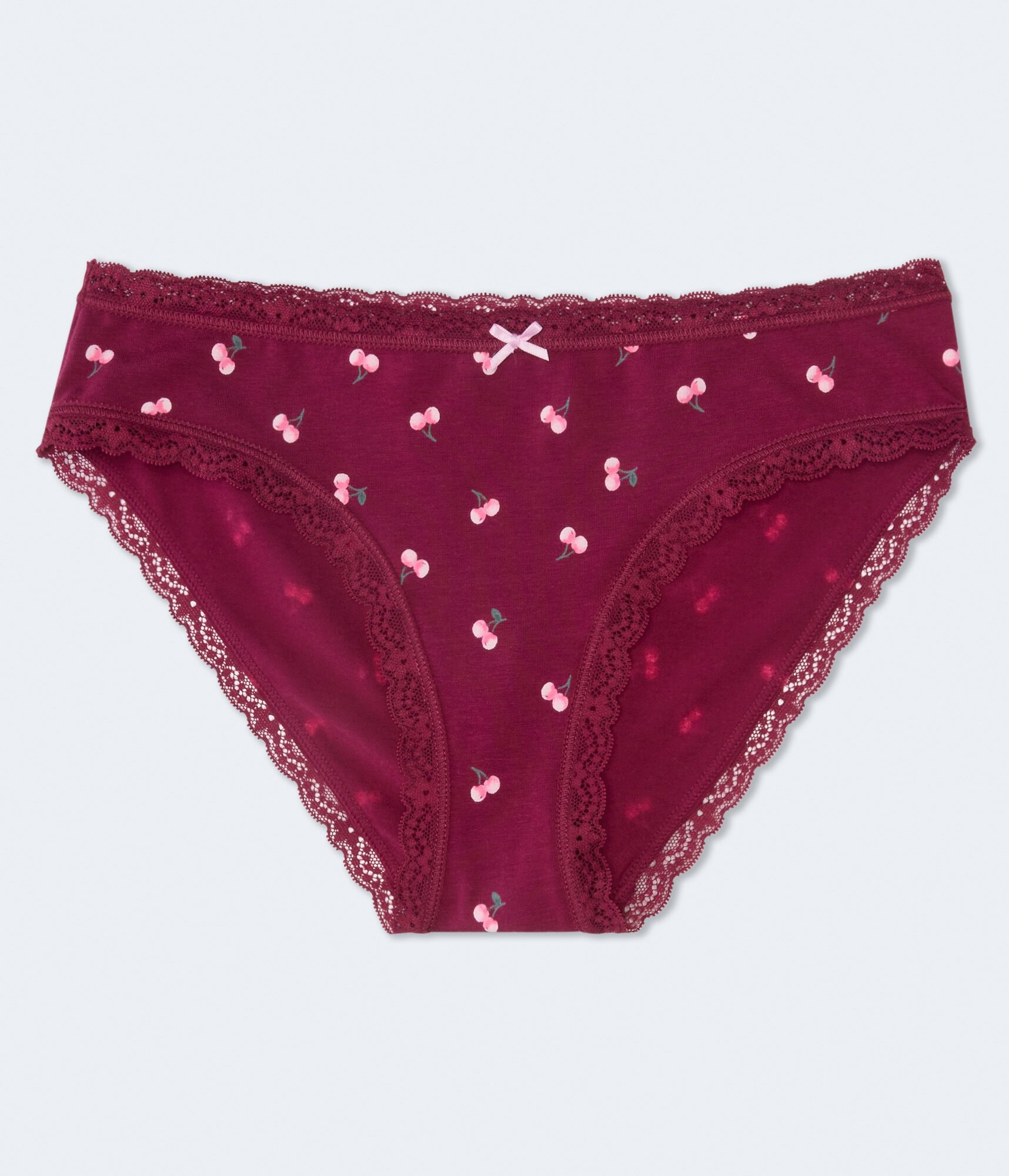 Cotton Cherries Lace-Trim Hipster