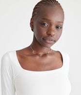 Long Sleeve Seriously Soft Sculpt Square-Neck Tee