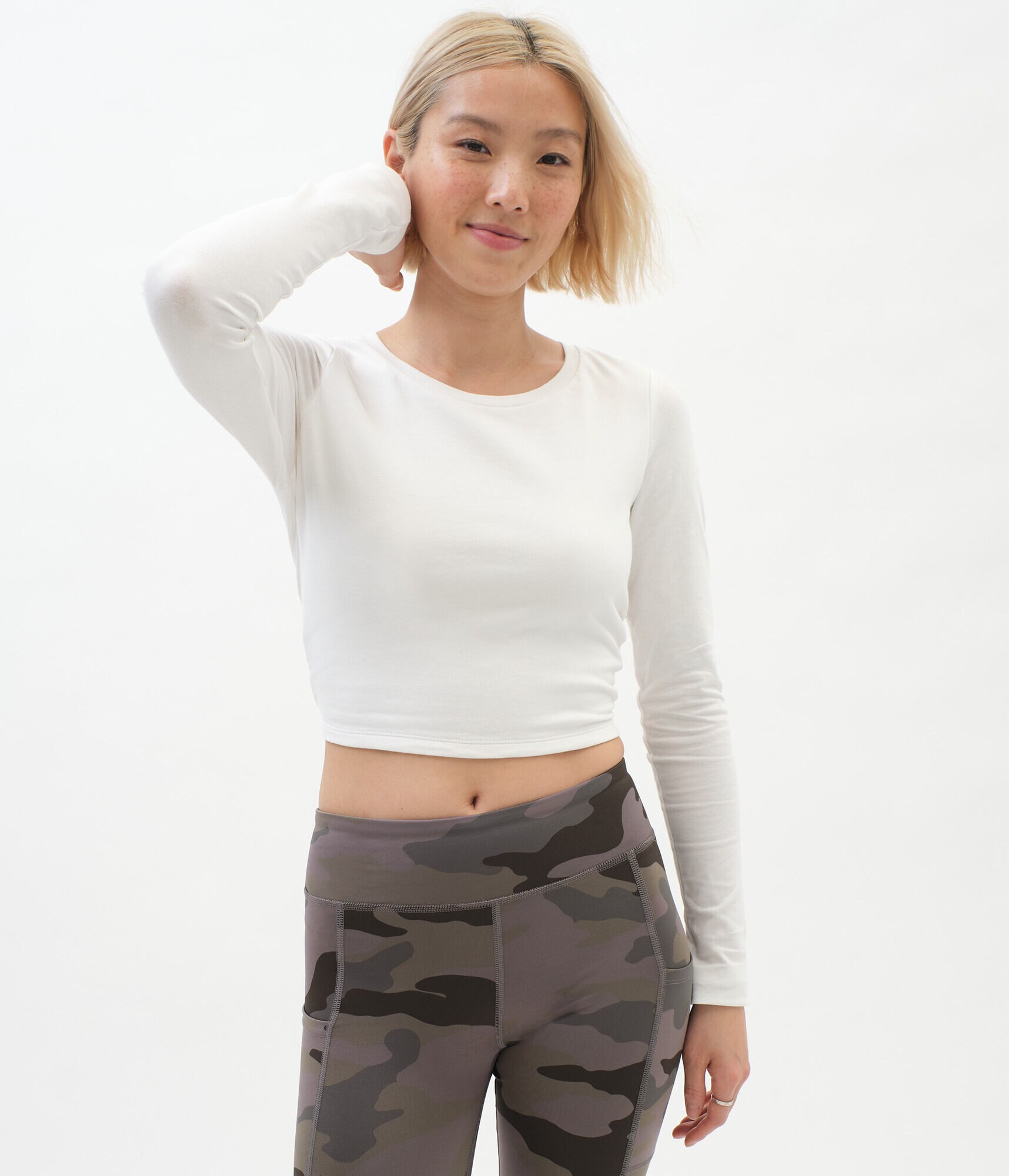 long sleeve open back