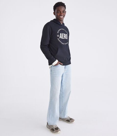 Aero International Brand Pullover Hoodie