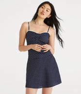 Polka Dot Sweetheart Fit & Flare Dress