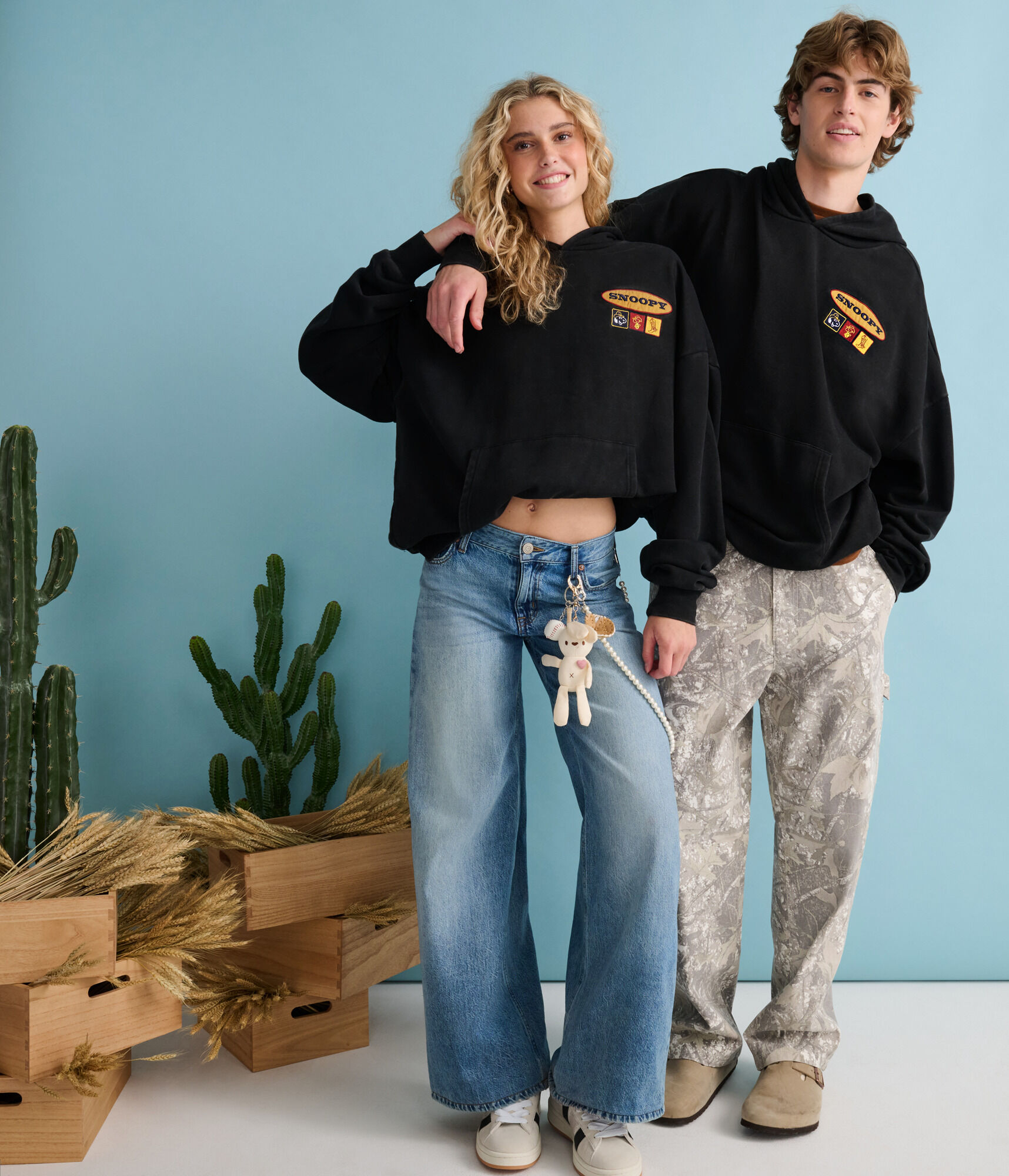 Peanuts® | Aéropostale Western Snoopy Cowboy Boot Pullover Hoodie