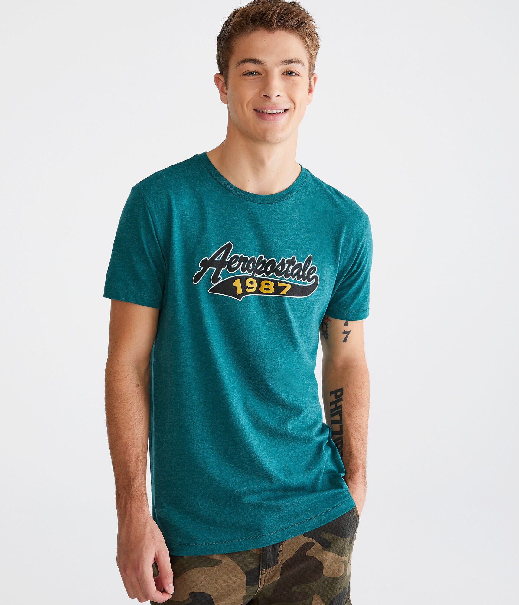 Aeropostale 1987 Script Graphic Tee