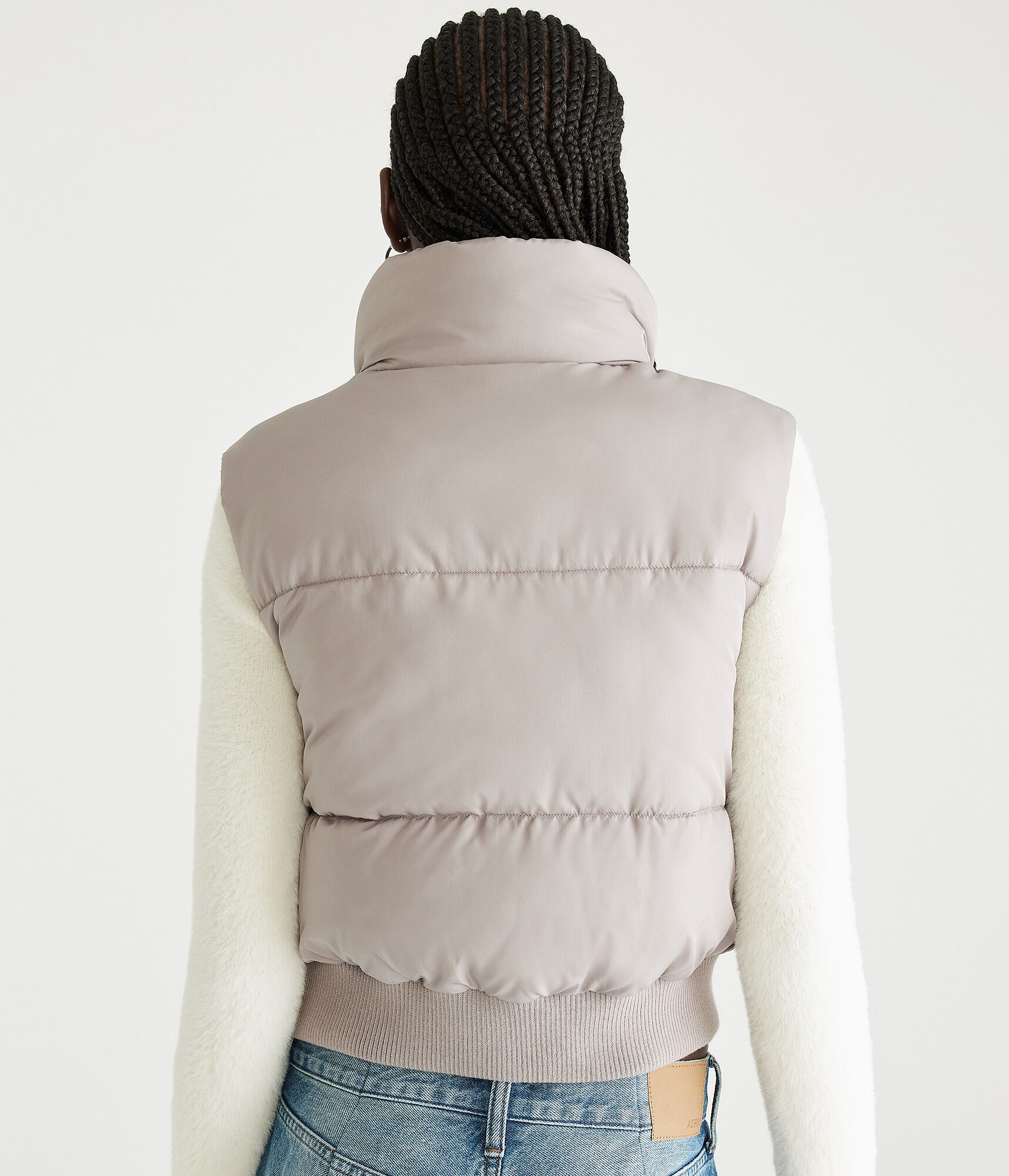 Lightweight Cropped Puffer Vest