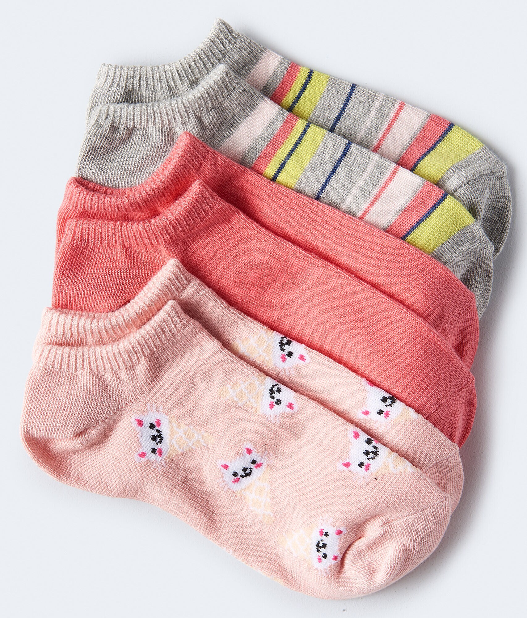 Kitty Cones Ankle Sock 3-Pack