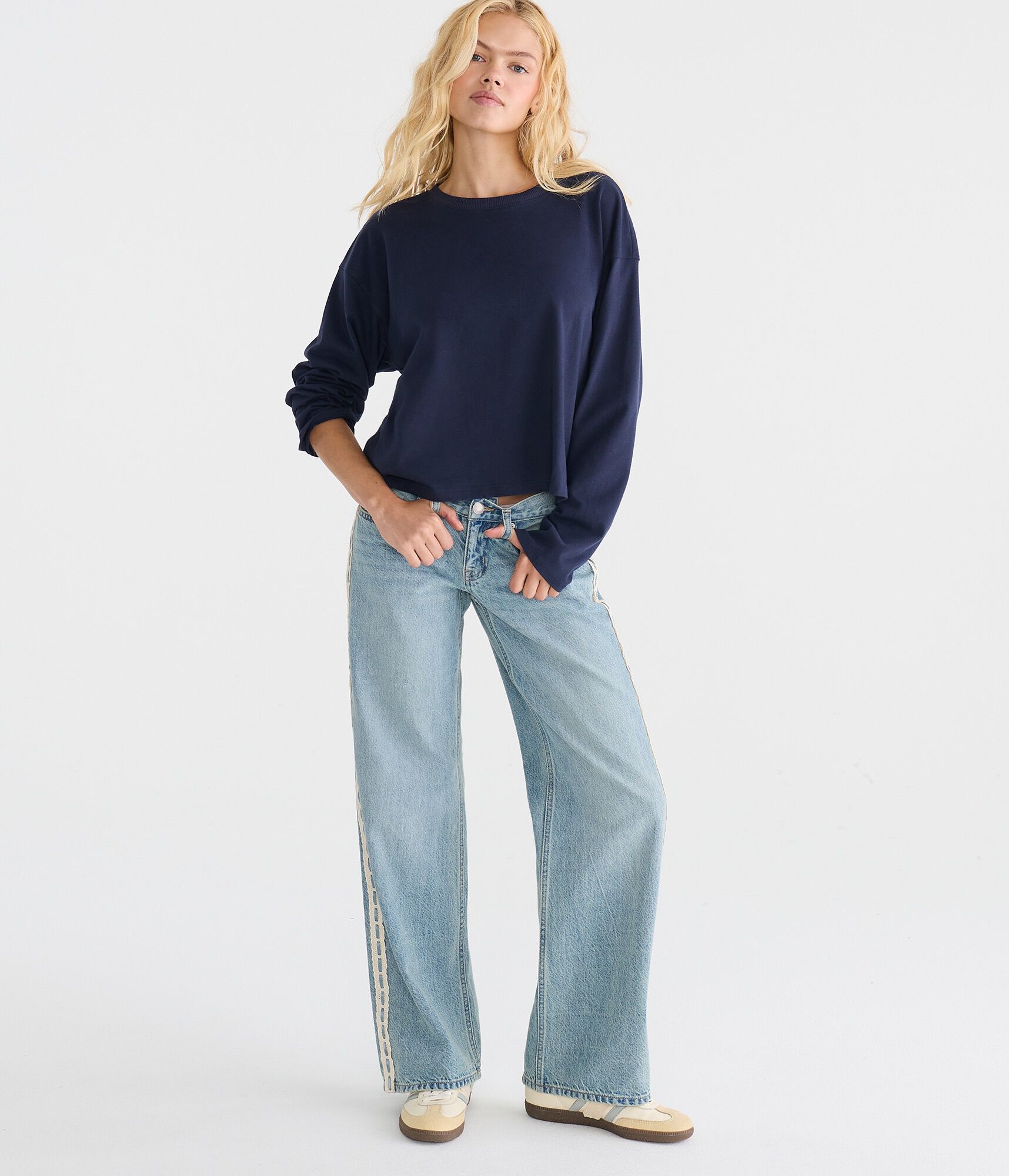 Long Sleeve Seriously Soft Oversized Crew Tee
