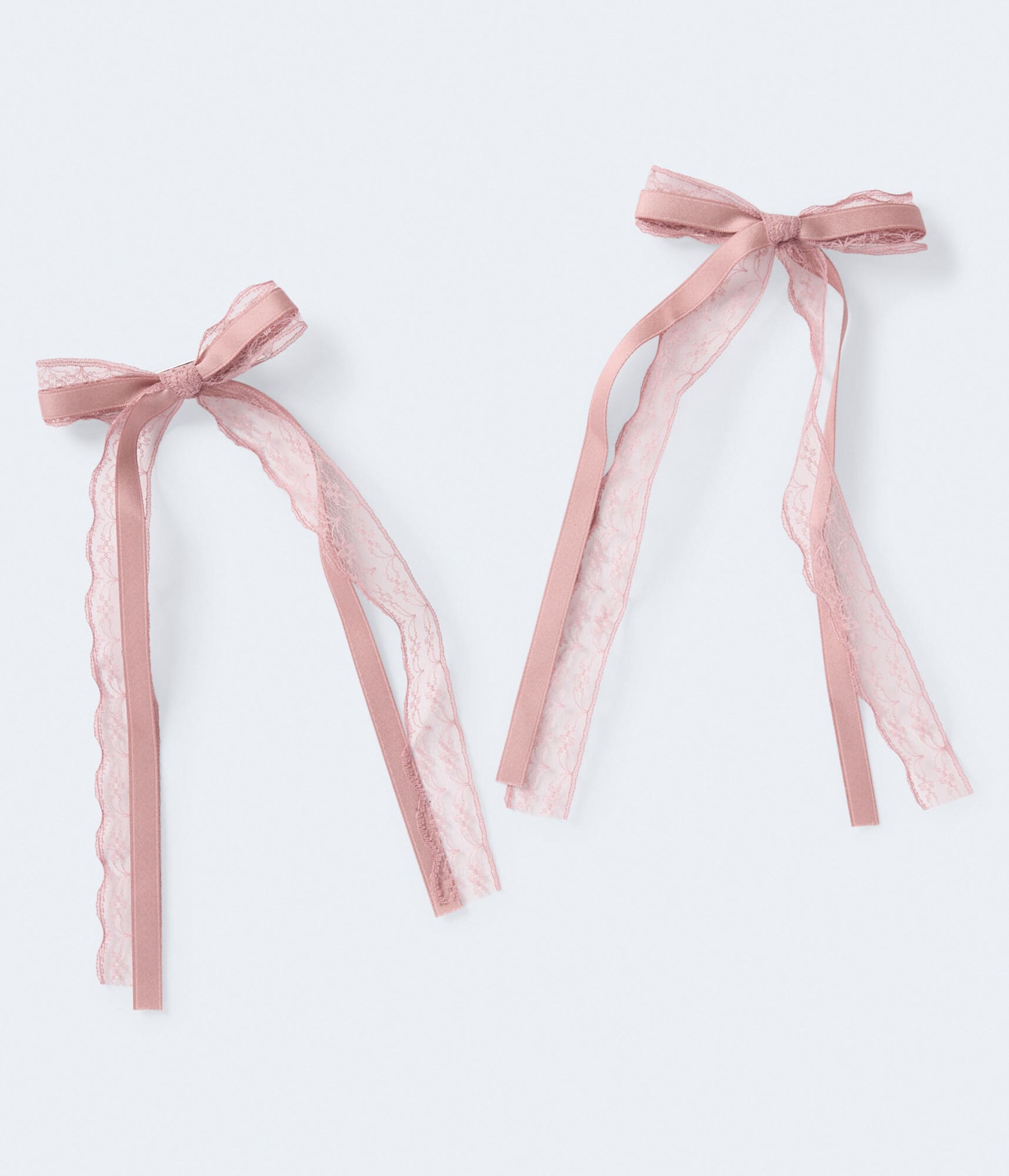 Lace Bow Hair Clip 2-Pack