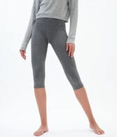 Best Booty Ever Heathered Cropped Leggings