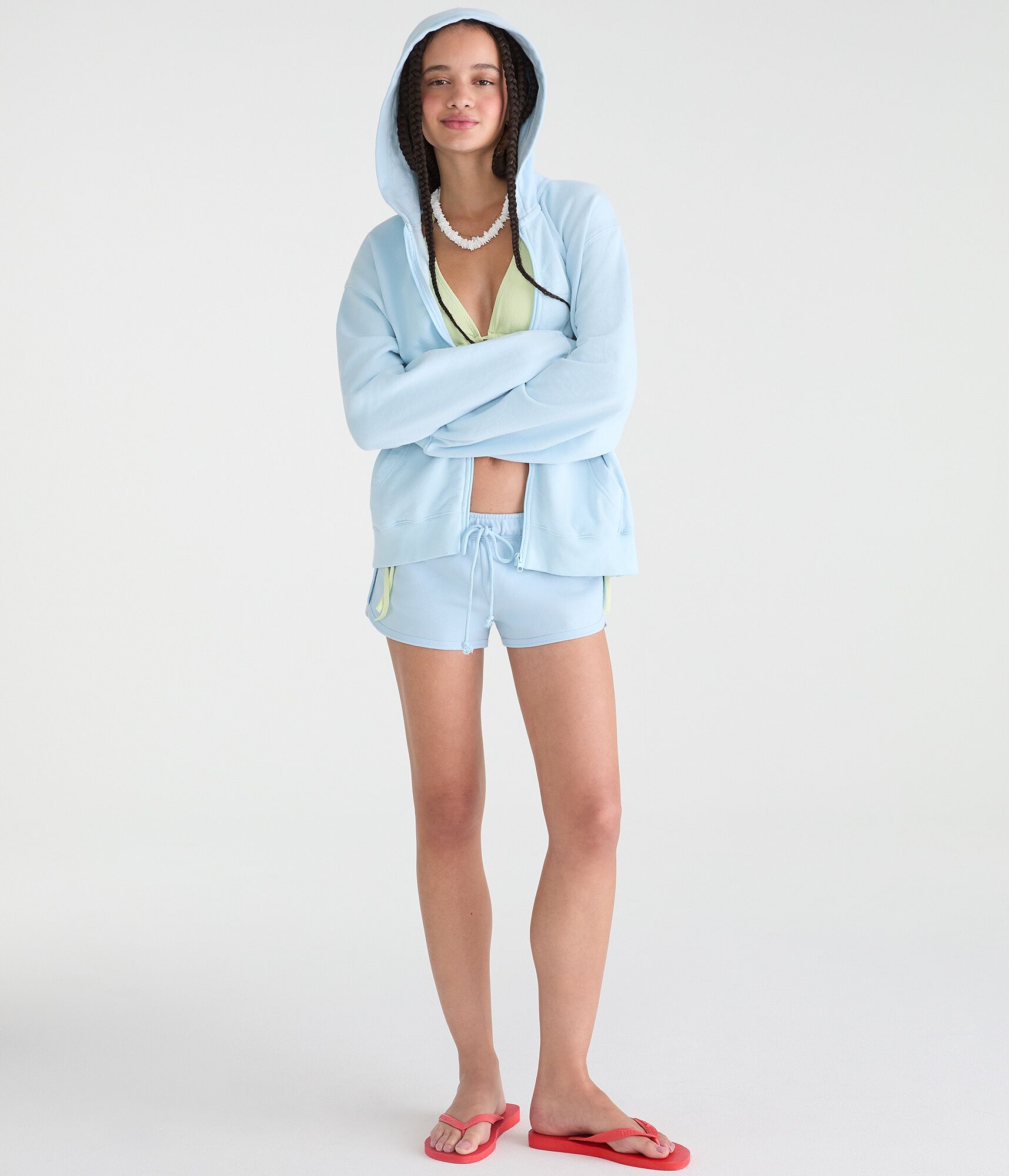 Cloud Soft Oversized Full-Zip Hoodie
