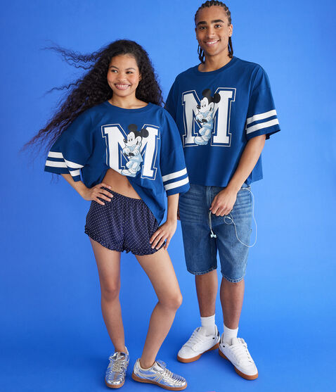 Mickey & Friends | Aero Mickey Mouse Boxy Relaxed Graphic Tee Mickey & Friends | Aero Mickey Mouse Boxy Relaxed Graphic Tee