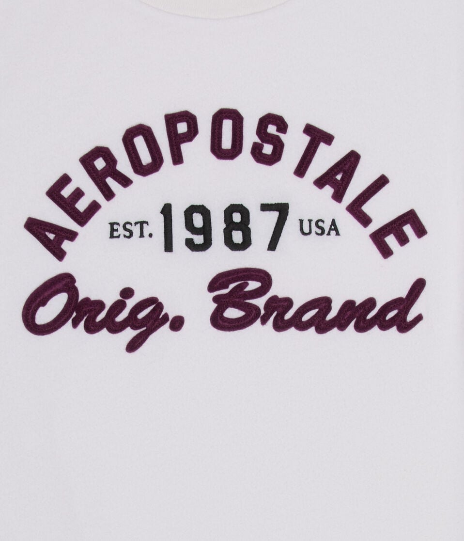 Aeropostale 1987 Appliqué Graphic Tee