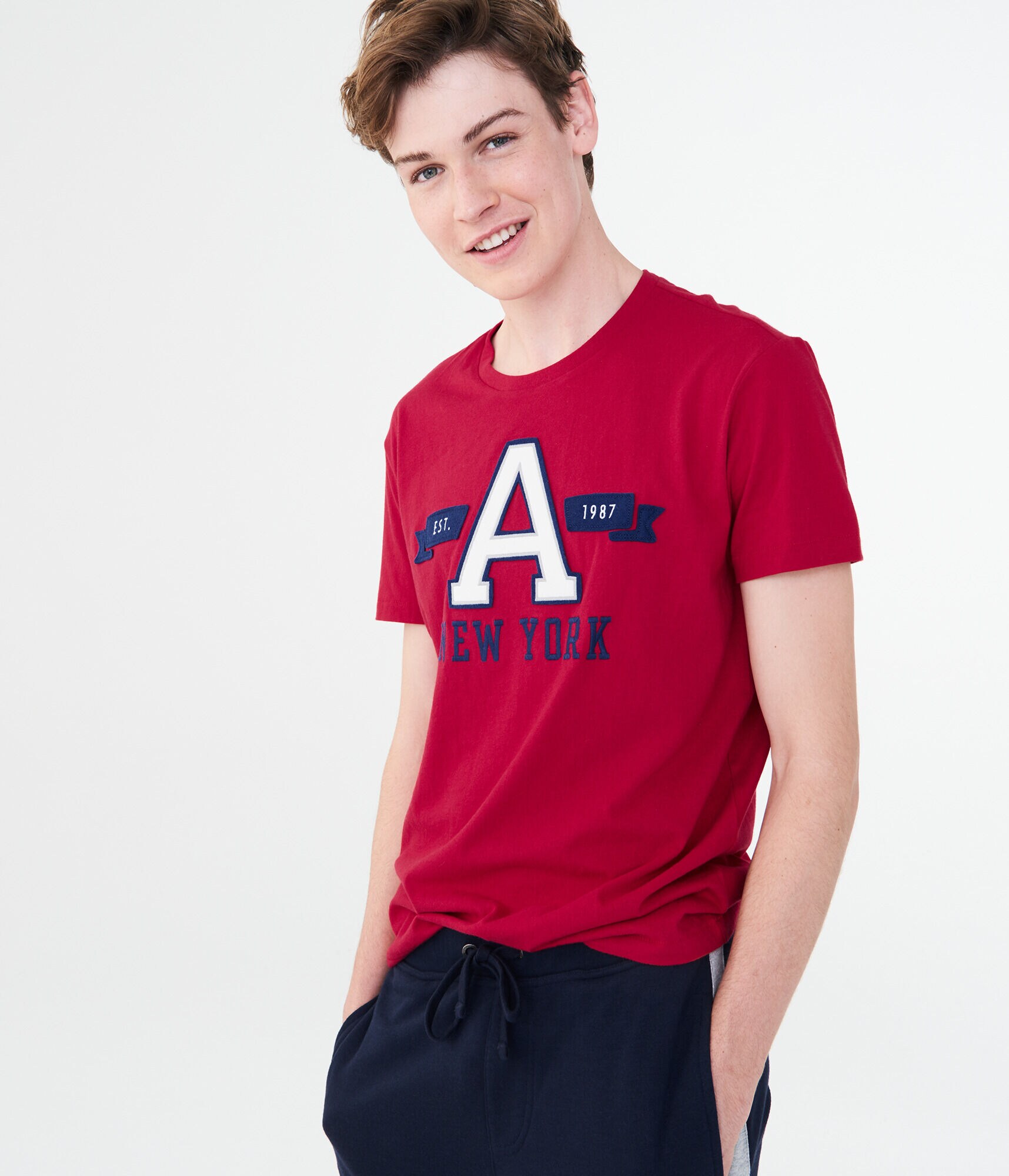 New York "A" Logo Graphic Tee