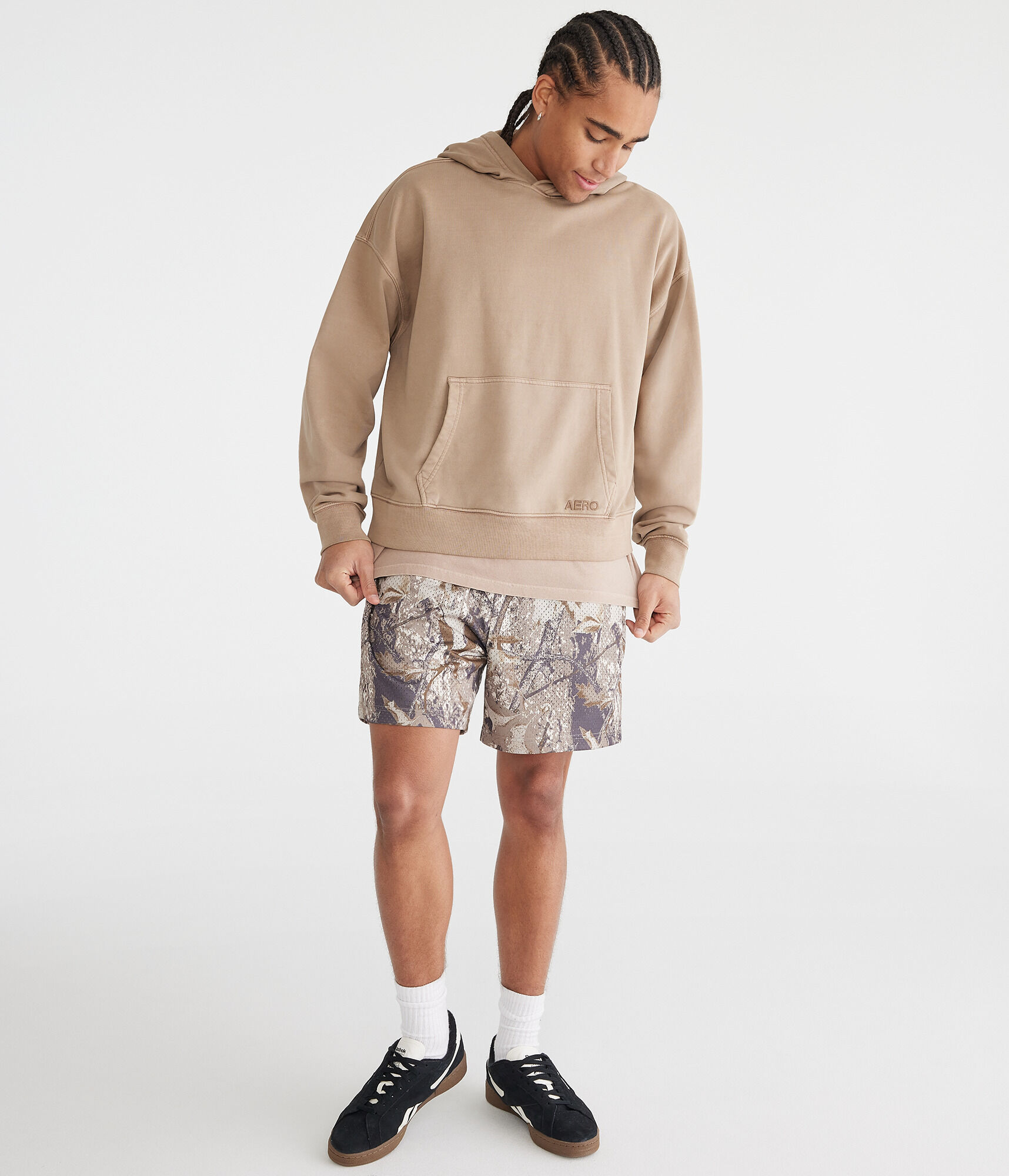 Forest Camo Mesh Shorts 6"
