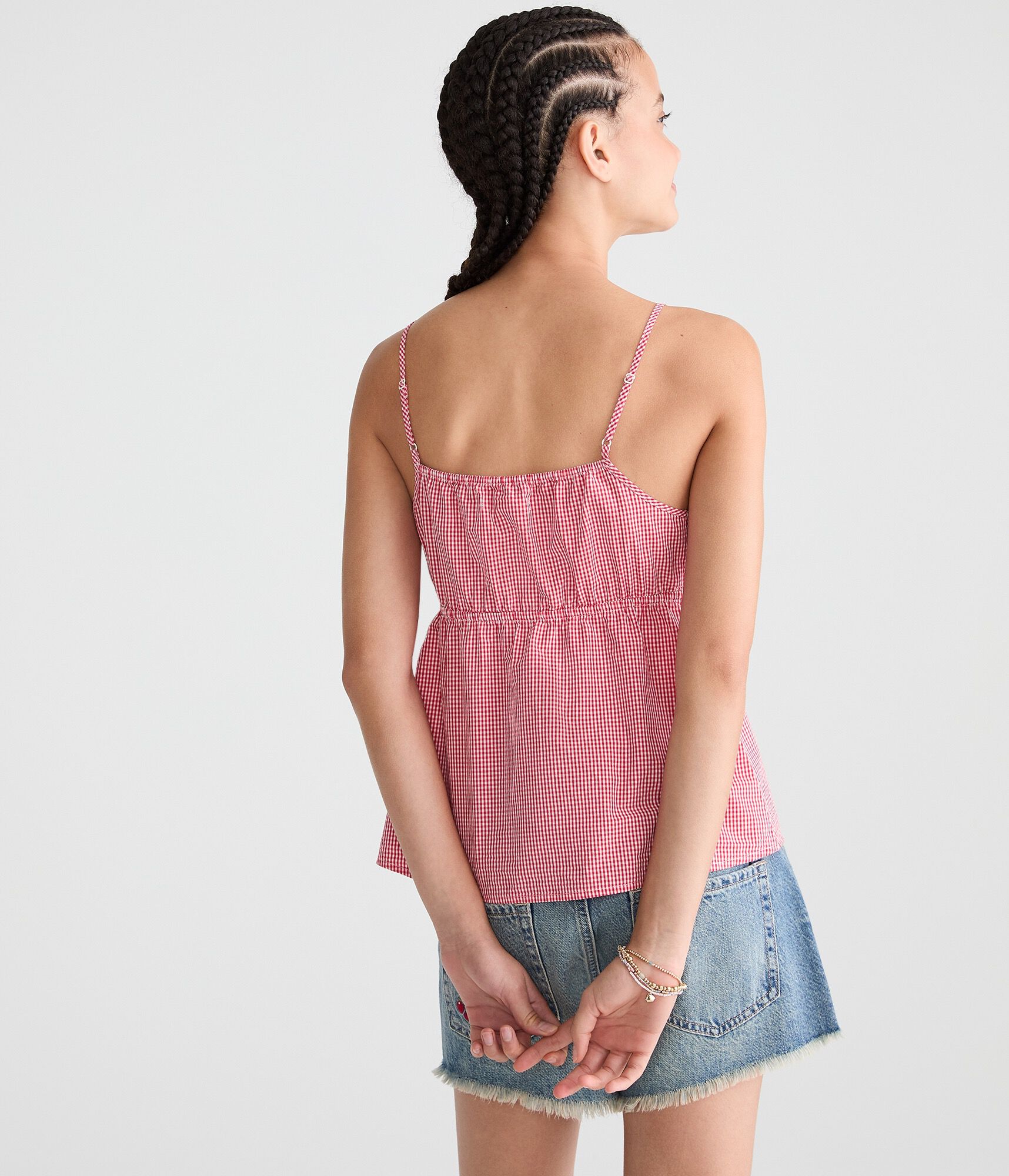 Gingham Babydoll Cami