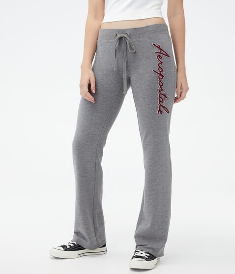 Aeropostale Script Logo Fit & Flare Sweatpants