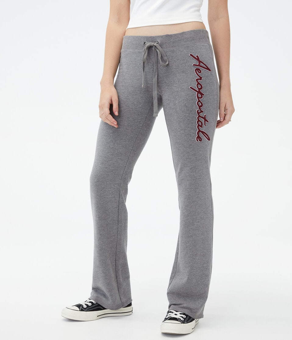 Aeropostale Script Logo Fit & Flare Sweatpants