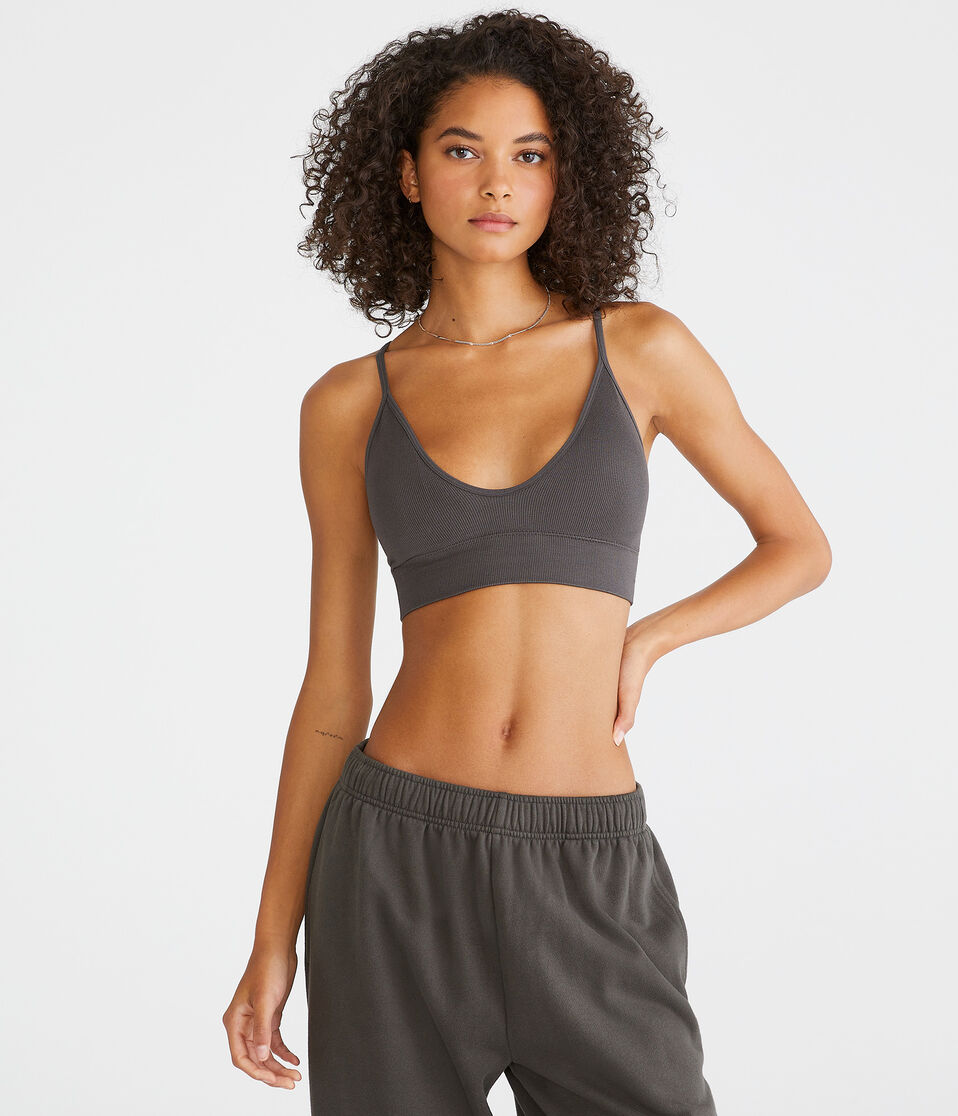 Wear 2 Ways Seamless Ribbed Bralette