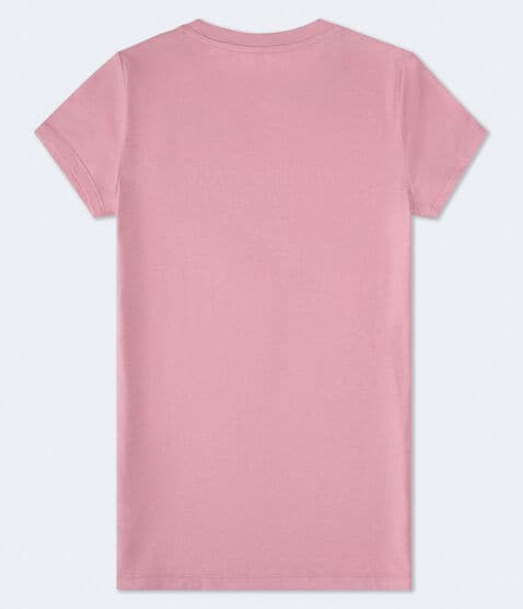 Aeropostale Rose Glitter Graphic Tee Aeropostale Rose Glitter Graphic Tee