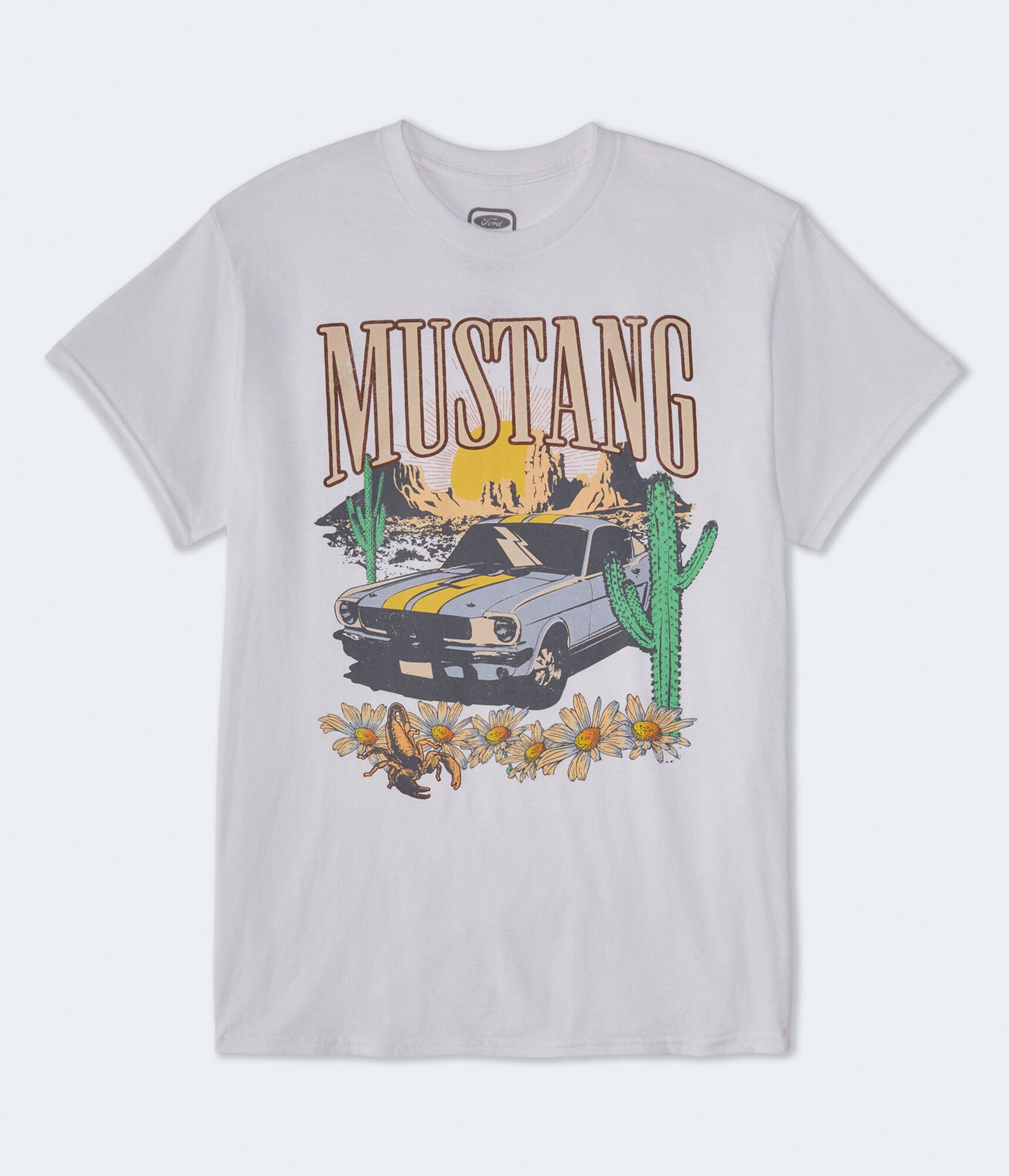 Ford Mustang Desert Oversized Graphic Tee